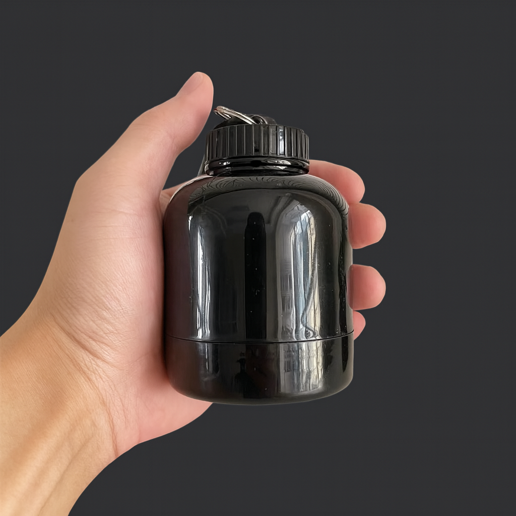 Mini Protein Powder Capsule – Keychain Dispenser (100ML)