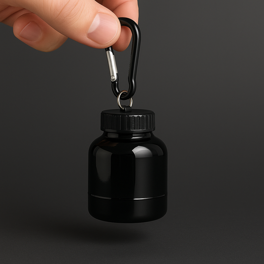 Mini Protein Powder Capsule – Keychain Dispenser (100ML)