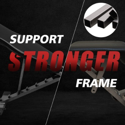 Weight Bench For Full Body Workout, Adjustable Strength Training Sit-up Chair, Multi-Purpose Foldable Incline Decline Bench