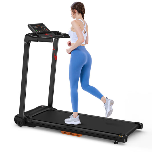 EU Treadmill For Home Treadmill Foldable Treadmill Up To 12 Kmh, Max 120kg Tablet Holder App Compatible LED