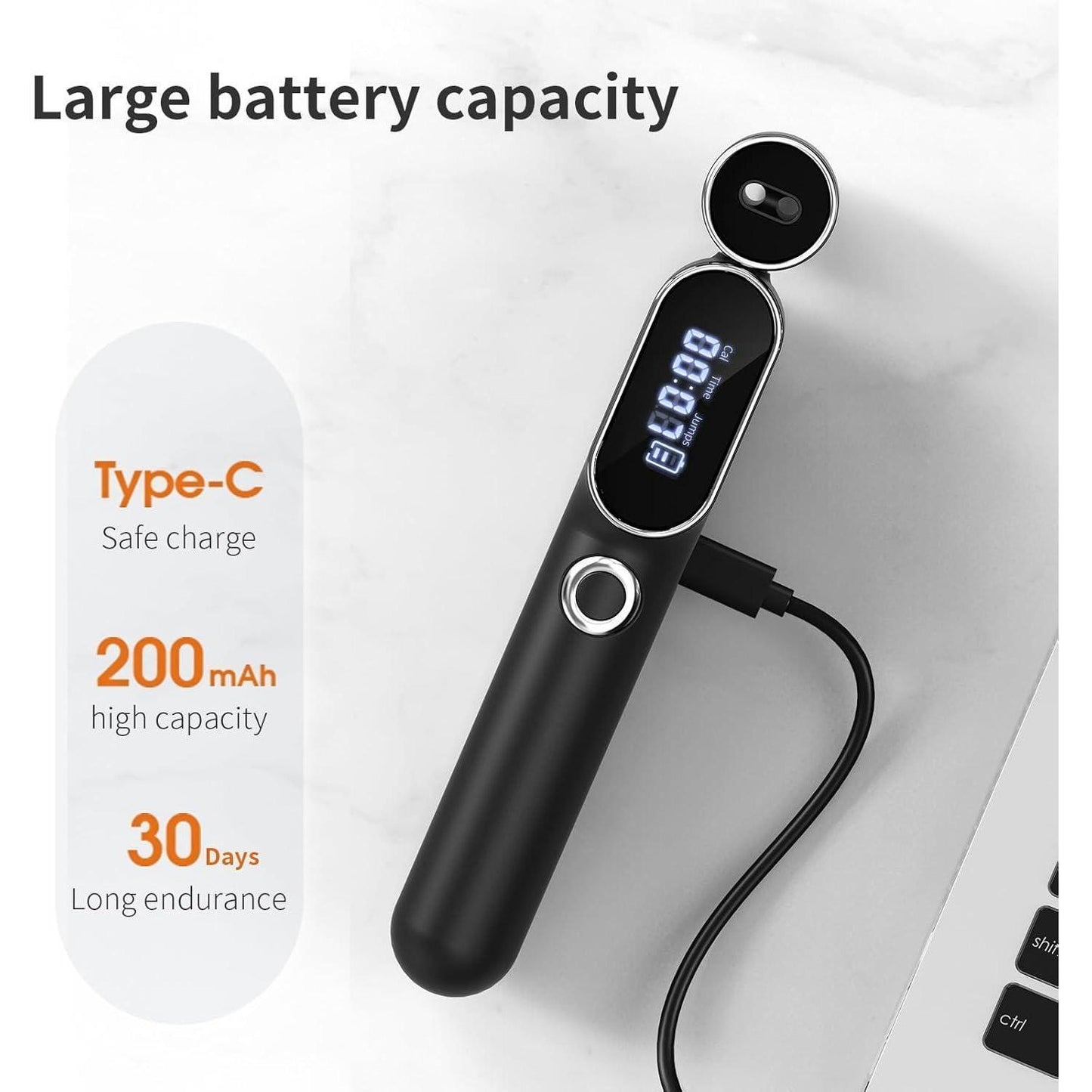 2 In 1 Adjustable Digital Intelligent Cordless Weighted Skipping Rope