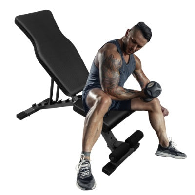 Weight Bench For Full Body Workout, Adjustable Strength Training Sit-up Chair, Multi-Purpose Foldable Incline Decline Bench